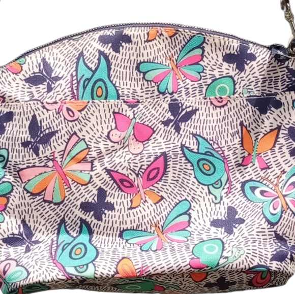 Lily Bloom Night Flight Convertible Strap Purse Butterflies - Picture 4 of 11